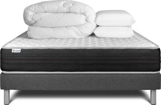 VITALIT Pack Colch&oacute;n Gris Espuma Viscoel&aacute;stica 200 X 200
