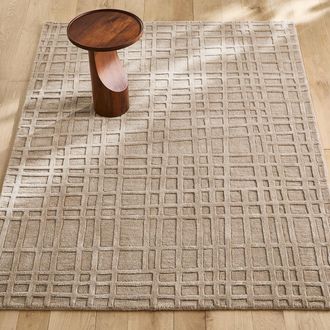 AM.PM Handgetuft tapijt, wol en Tencel, Kandi