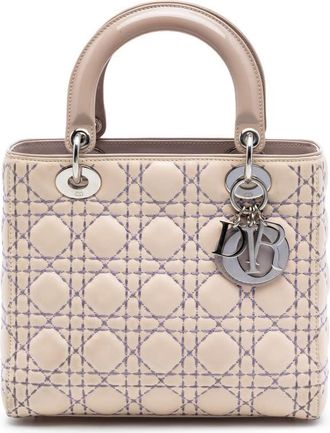 Dior Pre-owned Dior Medium Lambskin Cannage Stitched Lady Dior Ladies G8KMKC0358JRBBTT