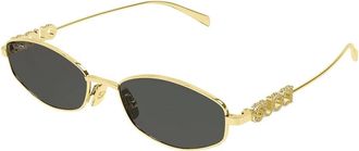Gucci Panthos Sunglasses - female - Gucci - Sunglasses - Yellow - 55 MM - Accessories