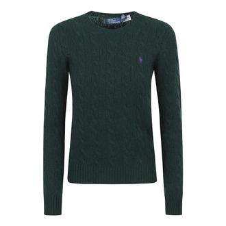Polo Ralph Lauren Truien & Vesten, Dames, Groen, M, Wol, Julianna Long Sleeve Sweater