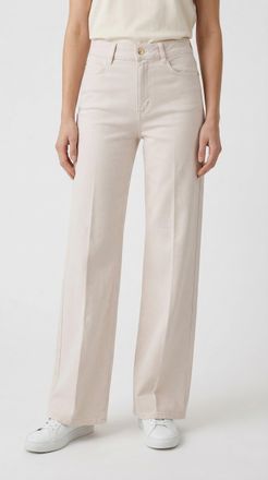 MAC Broeken Weite Jeans MAC WIDE, Damen, Gr. 34, L&auml;nge 30, antique wei&szlig;, Denim/Jeans, Obermaterial: 97% Baumwolle, 3% Elasthan, unifarben, weit kn&ouml;chellang, Jeans