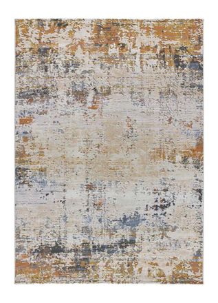 Atticgo Alfombra abstracta beige/caldera/azul 192x290 cm