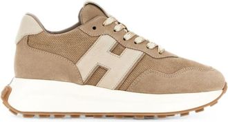 Hogan Beige Logo Sneakers