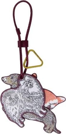 Inou&iuml; Editions Porte Clef Toutou - Dames - Sleutelhangers & Tashangers - Rood - ONE Size - Leer - Accessoires