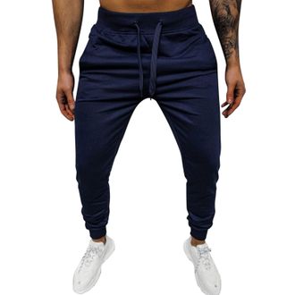 Generic Mens Heavy Fleece Tracksuit Bottoms Mens Work Joggers Slim Stretch Fleece Gym Joggers Pants Slim Fit FleeceLined Jogger Lounge Pants with Pockets Swea