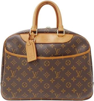 Louis Vuitton Pre-owned Monogram Handbag - Dames - Vintage Handtas - Bruin - ONE Size - Vintage