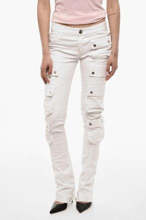 Dsquared2 Pantaloni Cargo Skinny A Vita Bassa Dsquared2
