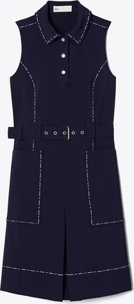 Tory Burch Womens Pick Stitch Stretch Golf Dress, size 10