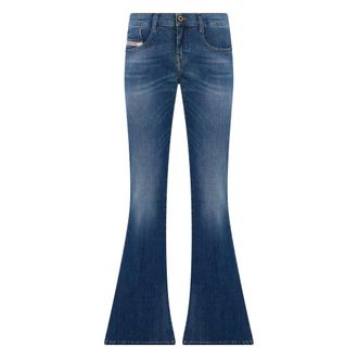 Diesel Flared Jeans, female, Blue, Size: W30 Ebbey Jeans