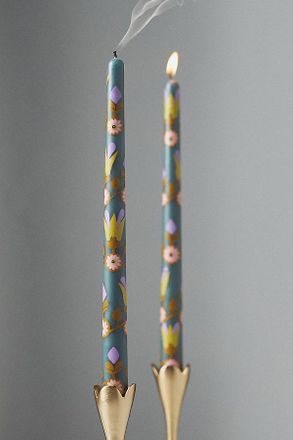 Anthropologie Alexandria Taper Candles, Set of 2
