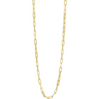 Freida Rothman Coastal Chain Link Necklace in Gold And Silver at Nordstrom