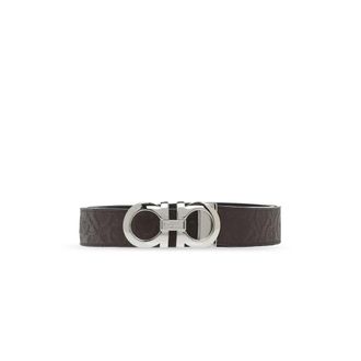 Ferragamo Belts, male, Brown, Size: 105 CM Reversible and adjustable Gancini belt