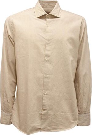 Brooksfield Slim Fit Shirt Bergamotto/Wit - Heren - Zakelijke Overhemden - Wit - 2XL - Overhemden