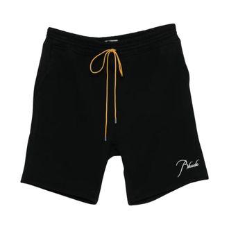 Rhude Casual Shorts, male, Black, Size: M Classique Sweatshort