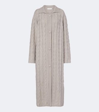 Aya Muse Cardigan Alia in maglia a trecce
