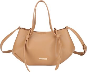 Mali + Lili Mini Lou Lou Vegan Leather Tote in Camel at Nordstrom