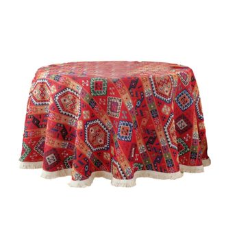 OEM Mantel Pr&aacute;ctico De Tela Para Mesa De Comedor, Largo, Color Burdeos B