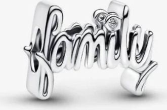 Pandora Handwritten Family Charm