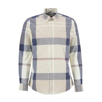 Barbour Harris Tailored Shirt - Heren - Casual Overhemden - Beige - M - Katoen - Overhemden