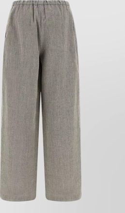 Loulou Studio clark trousers wide leg side pockets