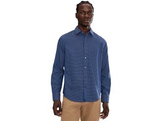 UNTUCKit Wrinkle-free Rigby Shirt Mens Clothing Navy : 2XL Regular Fit, Cotton