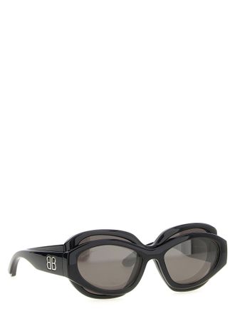 Balenciaga Womens Black Polyamide Sunglasses