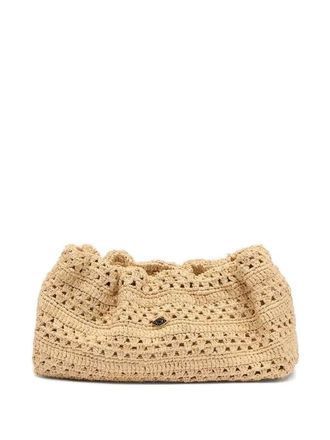 BA&SH small June crossbody bag - women - Raffia - One Size - Neutrals