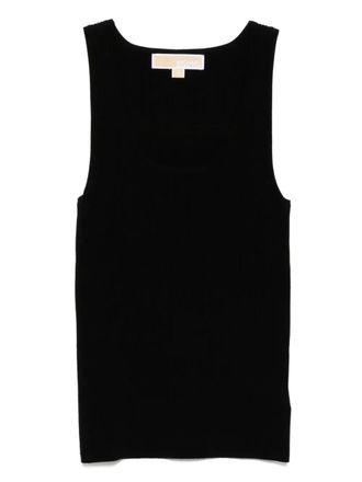 Michael Kors Tanktop met diepe ronde hals - Zwart