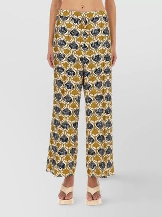 Max Mara silk wide-leg trousers