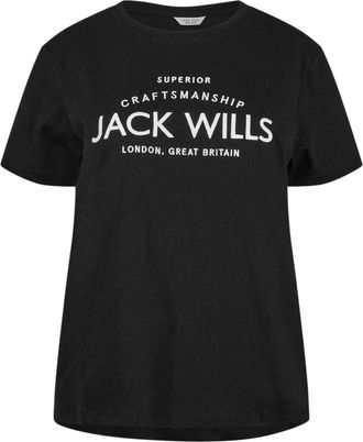 Jack Wills Dames/Dames Forstal boyfriend T-shirt (Zwart)