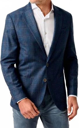 Johnnie-O Schroder Sport Coat In Laguna Blue