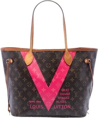 Louis Vuitton Pre-owned Tote Bags, female, Brown, Size: ONE SIZE Pre-owned Limited Edition Neverfull MM