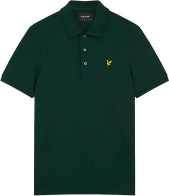 Lyle & Scott Polo Shirts - Heren - Polos - Groen - XL - Katoen - Tops