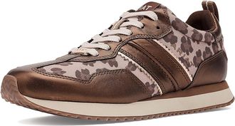 Ariat Ranch Runner Womens Shoes Bronzed Leopard : 8.5 B - Medium, Canvas/Leather