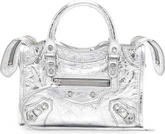 Balenciaga Nano Le City Metallic Tote Bag