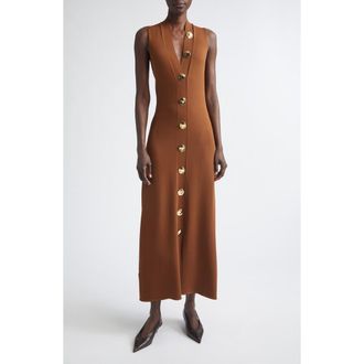 Altuzarra Axia Maxi Sweater Dress in 000258 Toffee at Nordstrom, Size X-Large