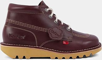 Kickers Kick Hi Leather Shoes