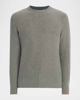 Loro Piana Mens Cashmere Girocollo City Crewneck Sweater