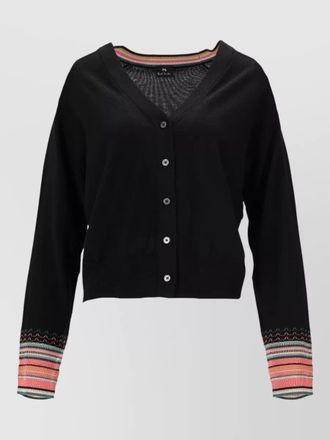 Paul Smith womens cardigan knitwear long sleeve v neck