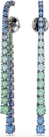 Swarovski Matrix Ladies Gold Plated Earrings