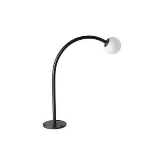 Faro Barcelona Lampada a palo curvo nero cuca 75581