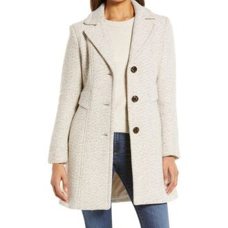 Gallery A-Line Coat in Oatmeal at Nordstrom Rack, Size Medium