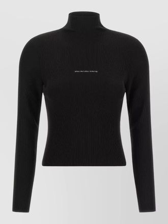 Alexander Wang ribbed turtleneck long-sleeve top