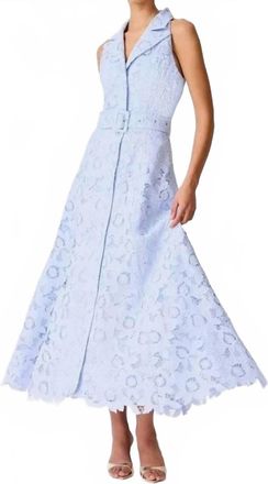 Elliatt Lacy Maxi Dress In Blue