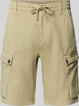 PME Legend Shorts mit Cargotaschen und Tunnelzug in Sand, Gr&ouml;&szlig;e 30