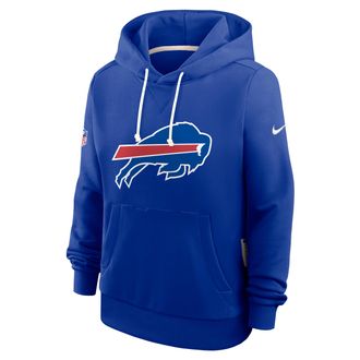 Nike Buffalo Bills Sideline Nike Womens Dri-FIT NFL Pullover Hoodie in Blue | 03C34DA81-A0M