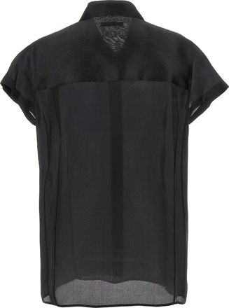 Khaite Womens Black Silk Blouse