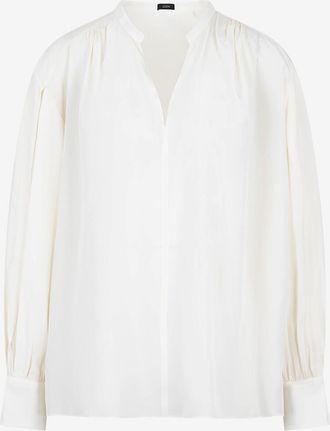 Joseph Lang&auml;rmelige Bluse aus Seide Blondel