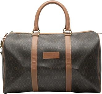 Dior Pre-owned Printed Duffel Bag - Dames - Vintage Weekendtas - Bruin - ONE Size - Vintage
